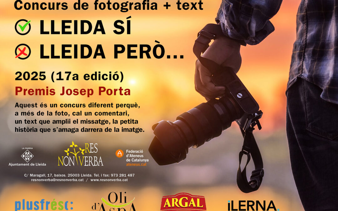 Concurs de Fotografia + Text 2025 Premis Josep Porta – 17a edició